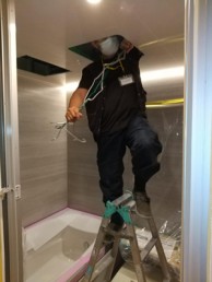 心地よい湯の感触を五感で湯を愉しむくつろぎの空間　港区Y様邸